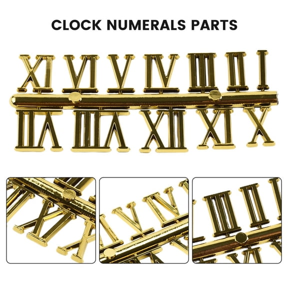 DIY Roman Numerals Clock Numbers Replacement Parts for Wall Clocks