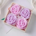 thumbnail image 1 of DIY Rose Flower Scented Candle Making Kit Natural Soy Wax Candle Craft Set Romantic Valentine’s Day Gift Wedding Favor Home Decor Aromatherapy Candle, 1 of 6