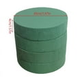 thumbnail image 1 of DIY Round Floral Foam Bricks Flowers Mud Green Florist Styrofoam Blocks Wedding Birthday Flower Arrangement Materials Supplies, 1 of 9