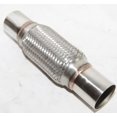 thumbnail image 1 of DIY SS Double Braided Flex Pipe Piping Connector 2.5" x 12" DIY SS Double Braided Flex Pipe Piping Connector 2.5" x 12", 1 of 4