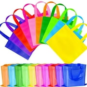 DIY.STORE 30 Pcs Non-Woven Party Tote Bags Reusable Gift Bags Tote Bags Shopping Bags with Handles for Kids Birthday Party Supplies
