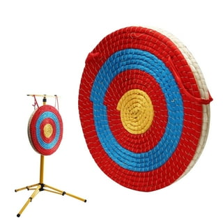 Cible Ronde En Paille Tressée 80 Cm X 8 Cm Épaisseur | Pour Tir à L'Arc Débutant Et Loisir