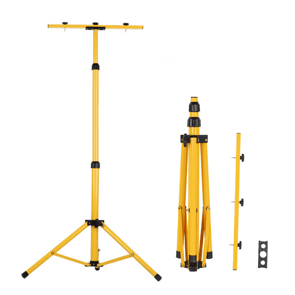 DIYMAG Archery Target Stand, Collapsible Triangle Target Stand, Stainless Steel Archery Target Stand (Yellow)