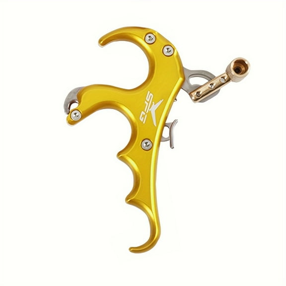DIYMAG Archery Thumb Release for Compound Bow, 4 Finger Grip Bow Release, Aluminum Alloy Thumb Release Trigger with Allen Wrench