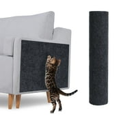 DIY.STORE Cat Scratching Mat, 78.7"x15.7" Trimmable Self-Adhesive Carpet, DIY Climbing Cat Scratcher for Replacement Pads Covering Posts Furniture Protection