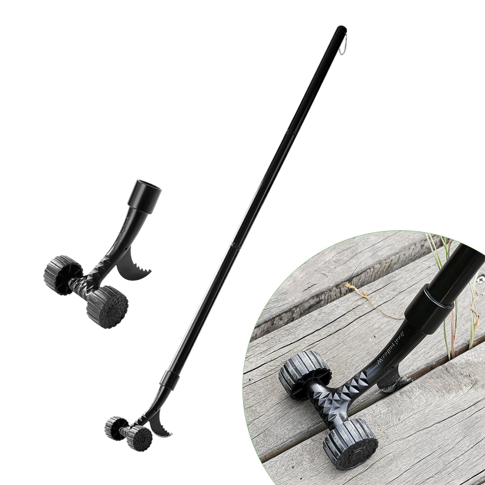 DIYMAG Crack Weeder Tool, Weed Puller Tool, Detachable & Non-Bending Weeding Cleaning Tool for Garden Patio Backyard Lawn Sidewalk Driveways Standing Weeds (Weed Tool)