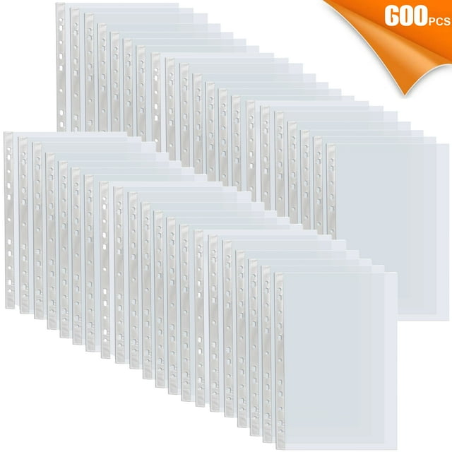 Page Protectors For 3 Ring Binder 200 Pack Sheet Protectors