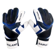 DIYMAG 1 Pair Kids Goalkeeper Gloves, Youth Goalie Goalkeeper Gloves with Finger Protect