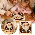 thumbnail image 1 of DIY Santa Claus Pearl Diamond Painting Kit, Special Shaped Rhinestone Canvas Without Frame, Gem Art Wall Decor for Christmas Winter Holiday Home Gift 20cm, 1 of 6