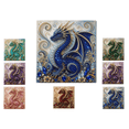 thumbnail image 1 of DIY Sapphire Blue Dragon Pearl Diamond Painting Art Kit with Frame, Christmas Pearl Beads Art Craft for Adults & Beginners, Gemstone Diamond Dots Beads Painting for Home Wall Decor, 1 of 6