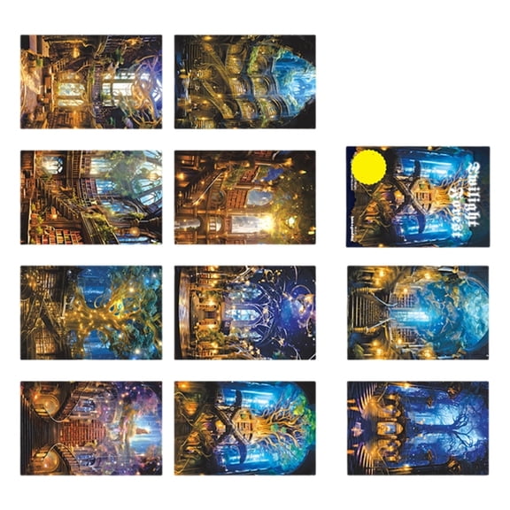 DIY Scene Make Sticker Landscape Sticker Scrapbook Sticker Journal Sticker