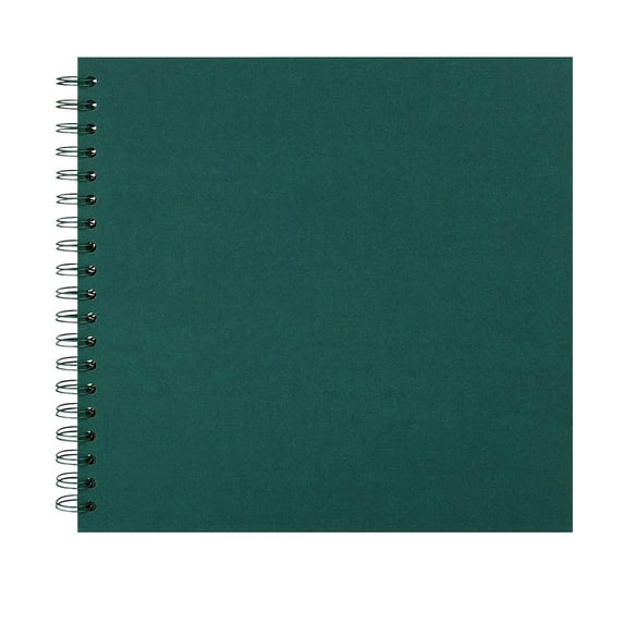 DIY Scrapbook Album 7x7 Inch Hardcover Kraft Paper Scrap Book with 20 Sheets 40 Pages Memory Photo Journal for Family Wedding Travel