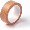 thumbnail image 1 of DIY Scrapbook Decorative Paper Tapes Adhesive Tapes Grid Pattern Orange 15mm, 1 of 2