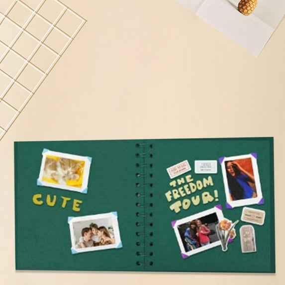 DIY Scrapbook Photo Album Custom Memory Book For Wedding & Special Moments Handmade Photo Keepsake Album For Precious Memory Collection,Scrapbook Album,Memory Book,B,1PC