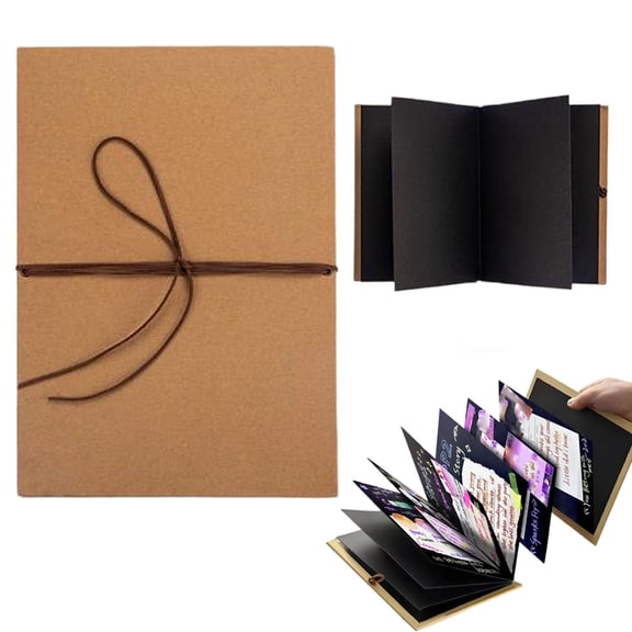 DIY Scrapbook Photo Album Stretchable Paper Memory Book Wedding Keepsake