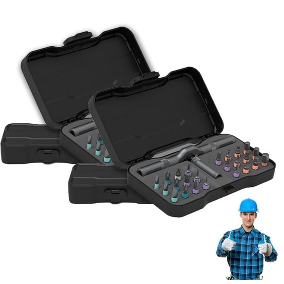 DIY Screwdriver 24 in 1, 2025 New Ratchet Mini Screwdriver Set,Removable Self-assembly Precision Screwdriver Kit,Multi-function Magnetic Wrench Tool Combination Set