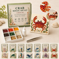 thumbnail image 1 of DIY Sea Glass Mosaic Art Kit, Sea Glass Art Kit for Adults and Beginners, Ocean Animal Mosaic Craft with Colorful Glass Pieces, Adhesive, Tweezers and Guide, Coastal Decor Gift, 1 of 7