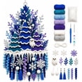 thumbnail image 1 of DIY Seasonal 3D Crochet Door Hanger Kit Collection,Easy Beginners Craft Kits for Adults,Halloween Christmas Holiday Decoration Handmade Ornament Gift Set,Spiral Decor(#05), 1 of 7
