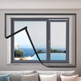 thumbnail image 1 of Window Screen Replacement Mesh, Window Screen DIY Self Adjustable Mesh Curtain | Polyester Fine Mesh Screen Protector For Windows Doors & Patio | Pet Barrier (51X59 Inch / 59X79 Inch), 1 of 9