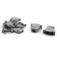 thumbnail image 1 of DIY Serial D-Sub DB15 Connector Kit Plastic Hoods Shell Gray 5pcs w Screws, 1 of 6