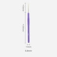 thumbnail image 1 of DIY Sewing Accessories New Long Hand Weave Tool Rubber Handle Handicraft Crocheting Needles Crocheting Hooks Weaving Tool Knitting Needles 0.8MM, 1 of 8
