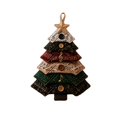thumbnail image 1 of DIY Sewing Kit for Layered Fabric Christmas Tree Ornament, Vintage Quilt‑Style Handmade Hanging Decoration, Beginner Friendly Holiday Craft Gift for Home Xmas Tree Decor, 8 Inch, 1 of 7