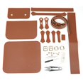thumbnail image 1 of DIY Sewing Stitching Womens Leather Bag Making Complete Kit Handbag Brown, 1 of 8