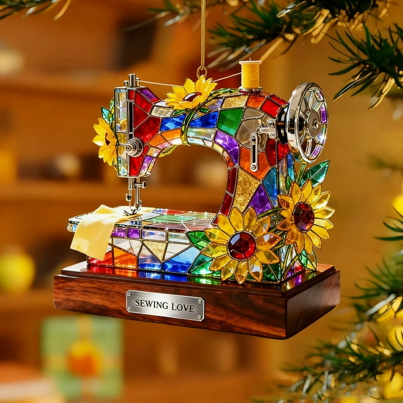 DIY Sewing Suncatcher Ornament Kit, Plastic Hanging Window Decor ...