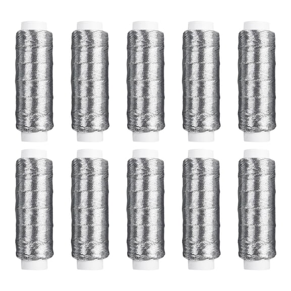 DIY Sewing Thread Collection Gold and Silver Colors for Household Sewing