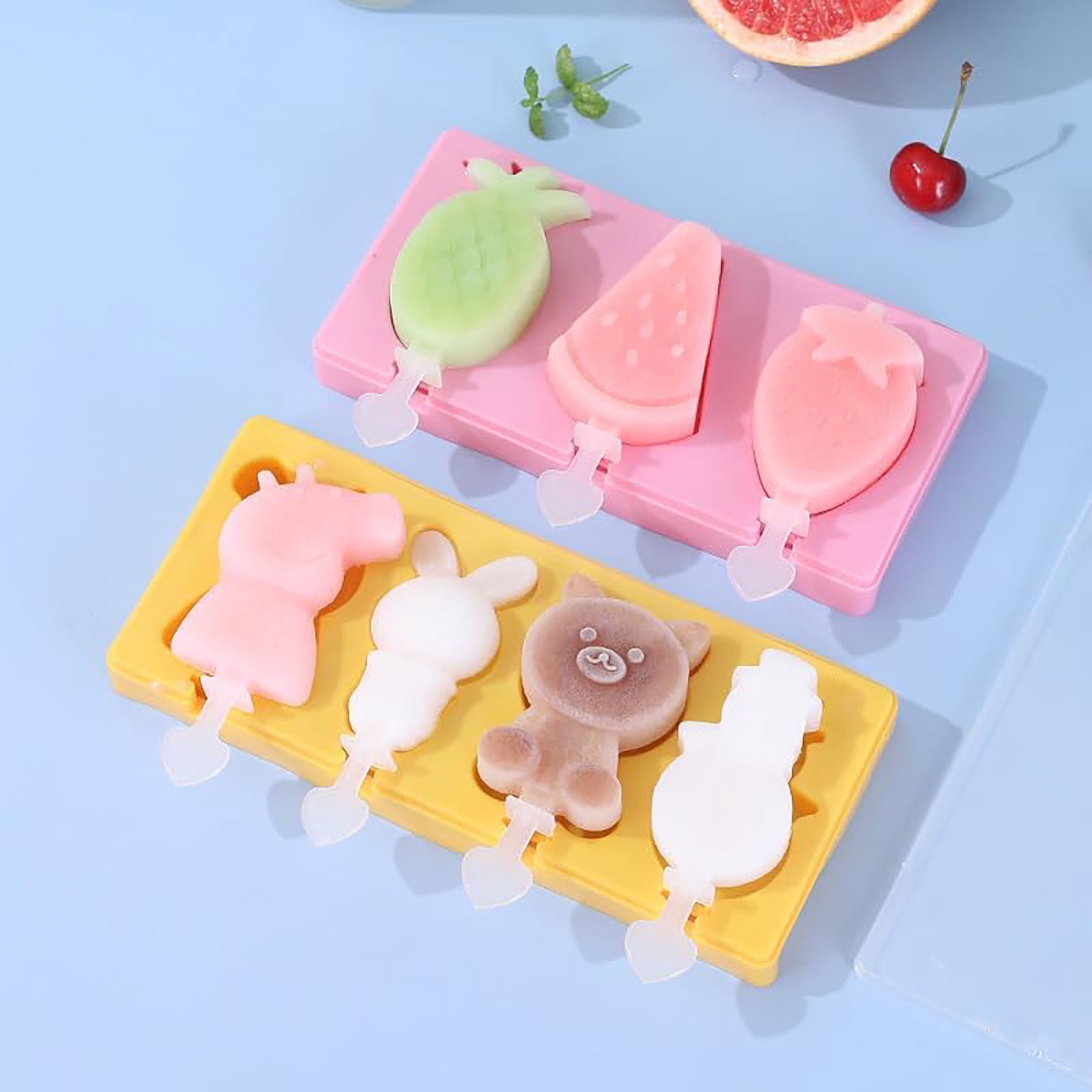 DIY Silicone Mould,2 Pack Easy Release Ice Funny Silicone Reusable ...