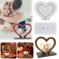 thumbnail image 1 of DIY Silicone Photo Frame Mold Set Heart Shaped Creative Resin Casting Kit For Wall Decoration Handmade Craft Gifts, 1 of 9