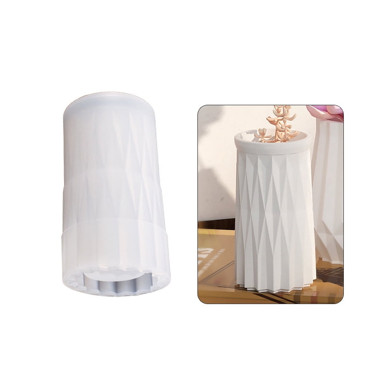 DIY Silicone Vase Molds Resin Casting Molds for UV Resin & Epoxy Resin Craft Making Vase 59x105mm