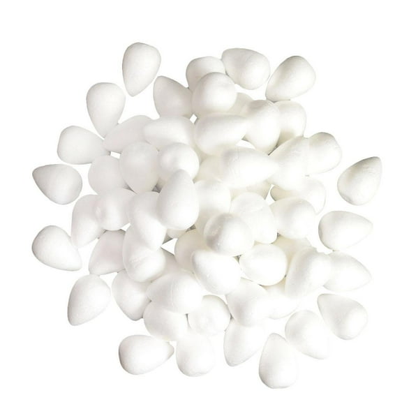 DIY Silk Flowers Wire Mesh Materials Drop-shaped Foam Rose Bud Stamen 23mm