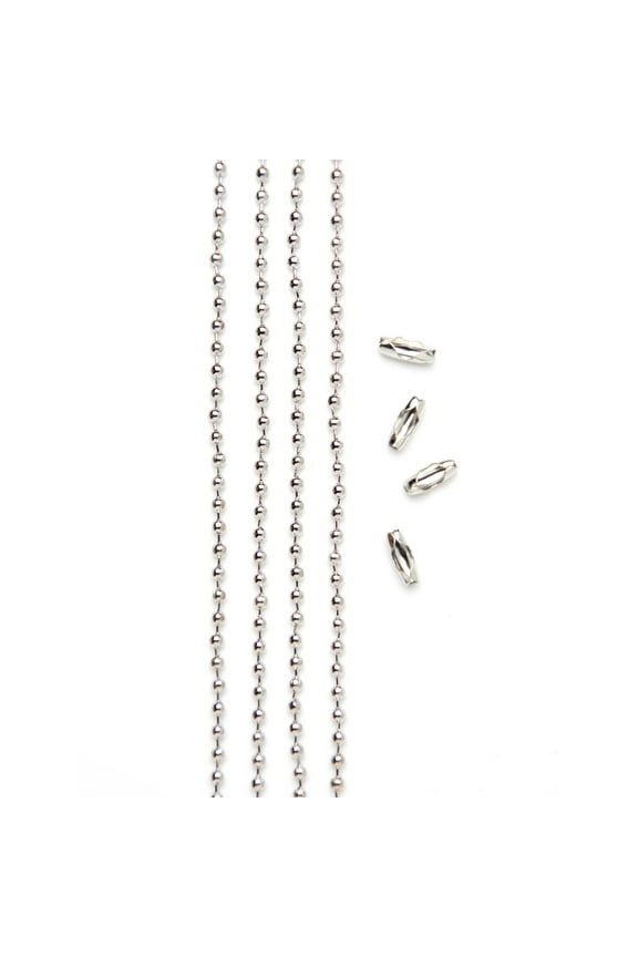 DIY Silver 80" Small Ball Chain, 1 1 Each