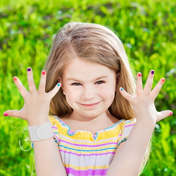 24 Pcs Slap Bracelets Bulk Party Favors for Kids, Blank White PVC , Fun Childrens Toys