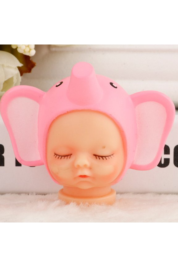 DIY Sleeping Baby Birthday Cake Baking Decorations Cute Little Doll Keychain/ Diy Sleeping Baby Birthday Cake Baking Decorations Cute Little Doll Pink