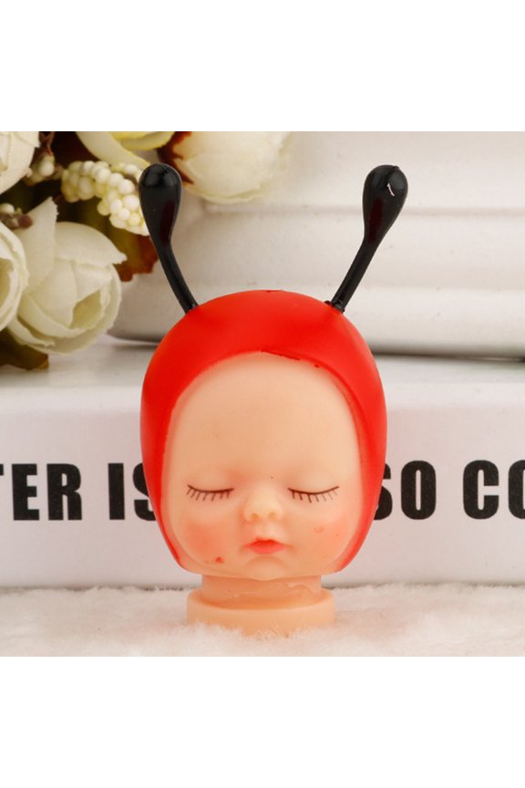 DIY Sleeping Baby Birthday Cake Baking Decorations Cute Little Doll Keychain/ Diy Sleeping Baby Birthday Cake Baking Decorations Cute Little Doll Red