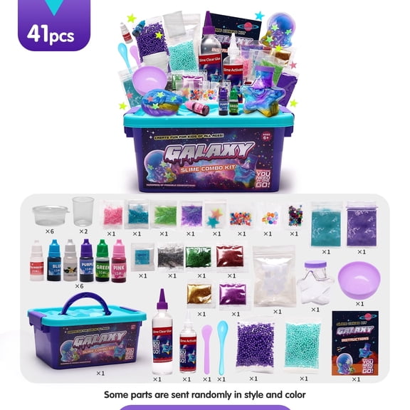 DIY Slime Set with Ice Cream Theme, Hand in Hand Made Sweet Stress Relief Toys