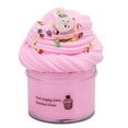 thumbnail image 1 of DIY Slime Supplies Peach Fruit Scented Butter Slime Stress Relief Sensory Toy 70ml Soft Fluffy Cotton Mud Aromatherapy Putty for Party Favors Pink, 1 of 2