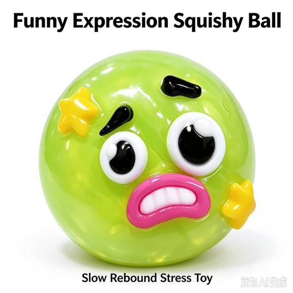 DIY Smushers Face Squishy Toy, Mix & Match Expressions Slow Rise Sensory Fidget, Cute Stress Relief Squeeze for Desk Anxiety Relief