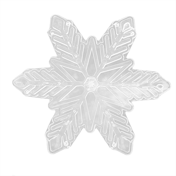 DIY Snowboard Stomp Pads Mat Snowflake Shape for Winter Snow Ice Ski Snowboards Transparent