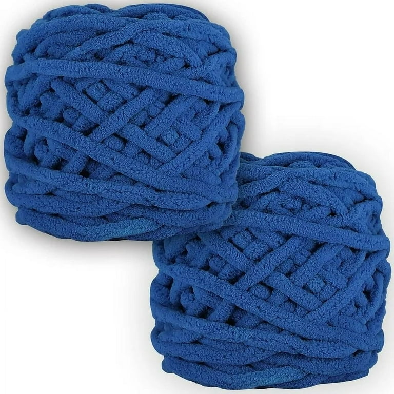 Soft Chenille Knitting Wool - 100G Chunky Yarn In 42 Togo - Foto 1