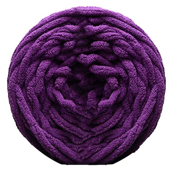 DIY Soft Knit Chenille Yarn, Velvet Blanket Yarn Crochet Knitting Yarn Craft Gift for Knit Rugs, Shawl, Shoes, Gloves, Clothes