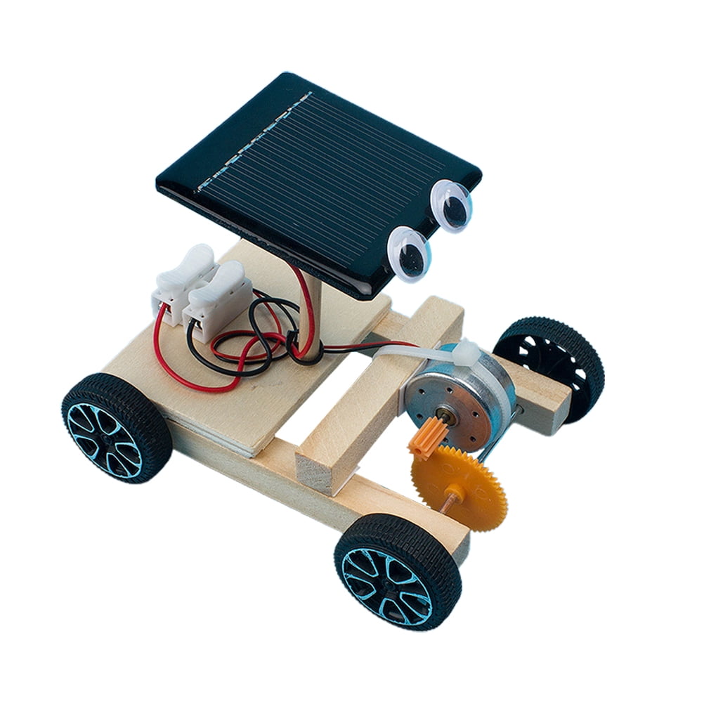 DIY Solar Car Science Educational Toy Rc Cars for Kids DIY Solar Power Car Child Walmart
