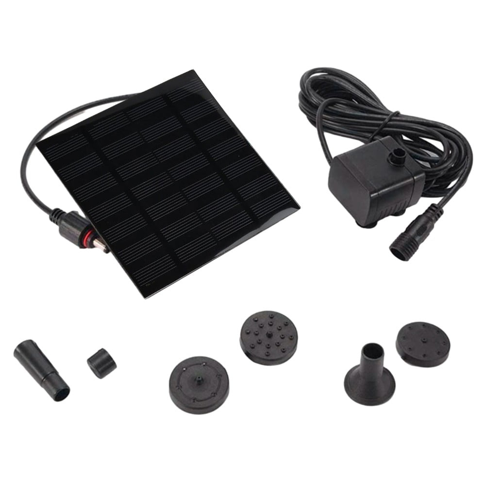 DIY Solar Pump Solar Panel Pond Powered Water Feature Bird bath Water
