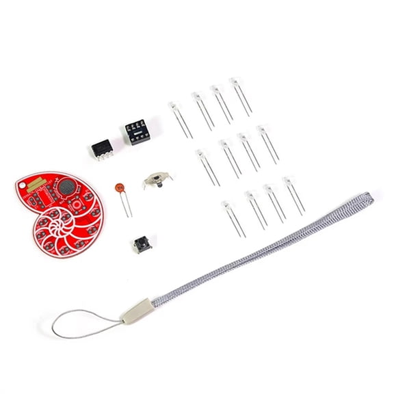 DIY Soldering Learning Kit LED Shell Light Kit SMD SMT Learner Solder Kit for Electronic Soldering Practice