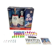 DIY Space Balloon Craft Sticker Decorated Balloons For Kids Rocket Air With Balloon DIY Activity Birthday For Girls Boys Arts & Crafts & DIY toys Blue 26X25cm