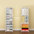thumbnail image 1 of DIY Stackable Shoe Rack - 12 Tiers, Clear Boxes, Expandable for Heels and Boots (96 Pairs), 1 of 15