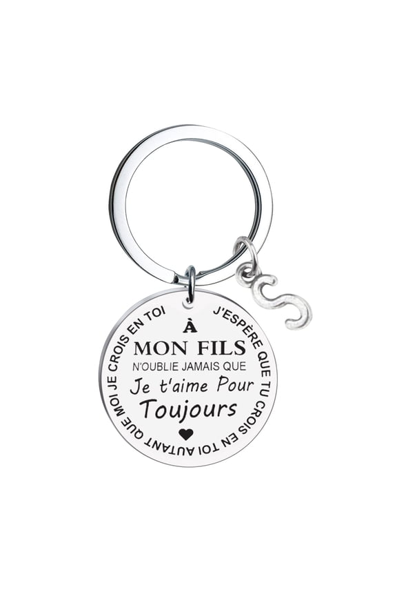 DIY Stainless Steel Last Name Keychain for , Fashionable Friendship Accessory, Strong and Sturdy Design, Personalize Key Chain for Him Men