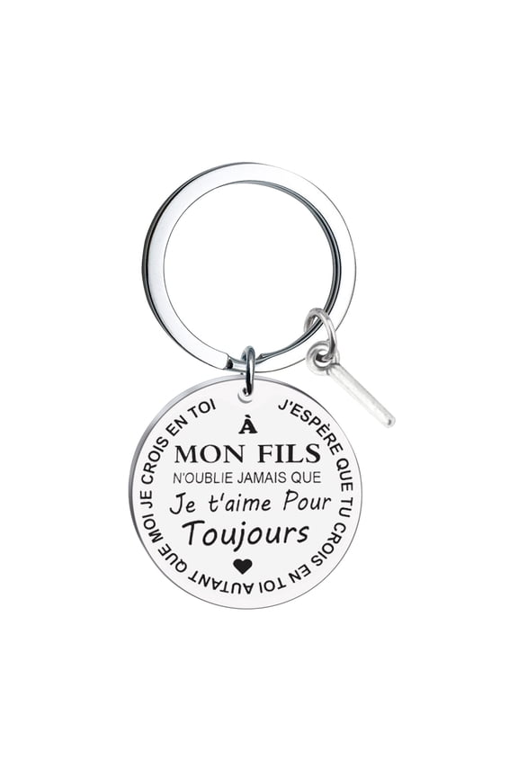 DIY Stainless Steel Last Name Keychain for , Fashionable Friendship Accessory, Strong and Sturdy Design, Personalize Key Chain for Him Men